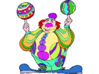 Sticker Custom Preview Image #053701 Entertainment Circus Carnival Clownwith Balls3