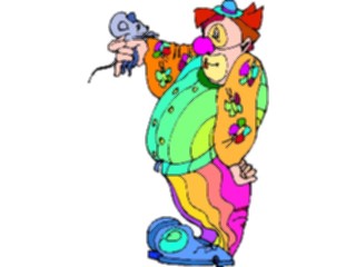 Sticker Custom Preview Image #053726 Entertainment Circus Carnival Clownwith Mouse