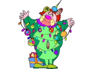 Sticker Custom Preview Image #053727 Entertainment Circus Carnival Clownwith Ornaments