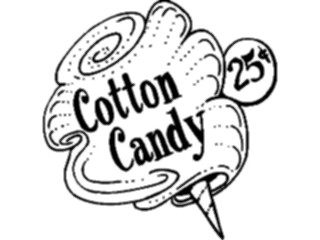 Sticker Custom Preview Image #053744 Entertainment Circus Carnival Cotton Candy