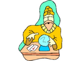 Sticker Custom Preview Image #053774 Entertainment Circus Carnival Fortune Teller3