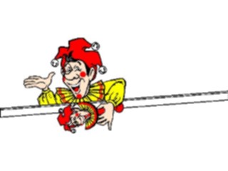 Sticker Custom Preview Image #053779 Entertainment Circus Carnival Jester01