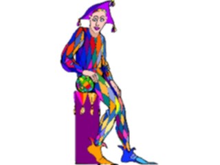 Sticker Custom Preview Image #053788 Entertainment Circus Carnival Jester10