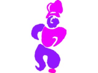 Sticker Custom Preview Image #053813 Entertainment Circus Carnival Jester Abstract