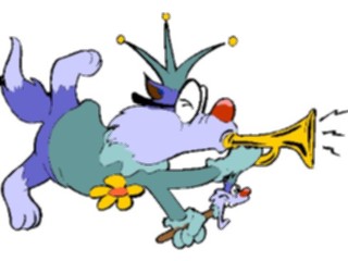 Sticker Custom Preview Image #053820 Entertainment Circus Carnival Jester Cat03
