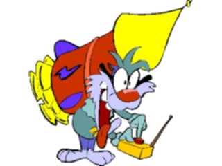 Sticker Custom Preview Image #053823 Entertainment Circus Carnival Jester Cat06
