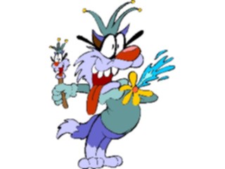 Sticker Custom Preview Image #053829 Entertainment Circus Carnival Jester Cat12