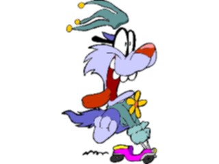 Sticker Custom Preview Image #053834 Entertainment Circus Carnival Jester Cat17