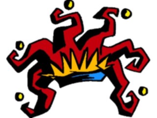 Sticker Custom Preview Image #053844 Entertainment Circus Carnival Jester Hat2