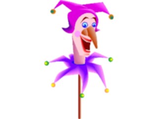 Sticker Custom Preview Image #053858 Entertainment Circus Carnival Jesters Scepter3