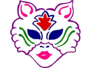 Sticker Custom Preview Image #053878 Entertainment Circus Carnival Mask03