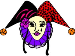 Sticker Custom Preview Image #053894 Entertainment Circus Carnival Mask19