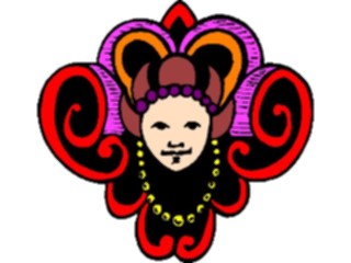 Sticker Custom Preview Image #053899 Entertainment Circus Carnival Mask Design