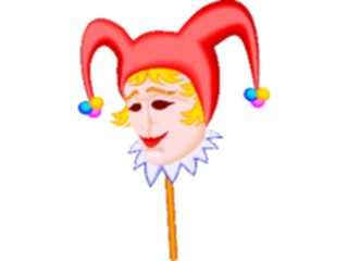 Sticker Custom Preview Image #053901 Entertainment Circus Carnival Mask Jester2