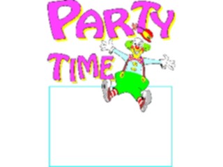 Sticker Custom Preview Image #053911 Entertainment Circus Carnival Party Time Frame