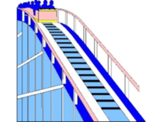 Sticker Custom Preview Image #053924 Entertainment Circus Carnival Roller Coaster02