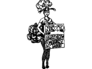 Sticker Custom Preview Image #053934 Entertainment Circus Carnival Showgirl