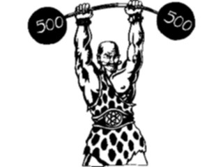 Sticker Custom Preview Image #053941 Entertainment Circus Carnival Strong Man3