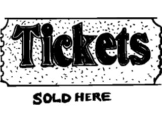 Sticker Custom Preview Image #053954 Entertainment Circus Carnival Ticket Booth Sign