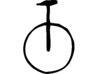 Sticker Custom Preview Image #053964 Entertainment Circus Carnival Unicycle1