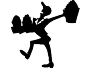 Sticker Custom Preview Image #053970 Entertainment Circus Carnival Vendor Popcorn1
