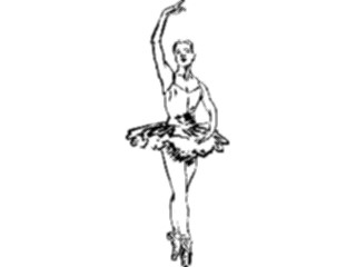 Sticker Custom Preview Image #054003 Entertainment Dance Brush Stroke Dancer31