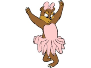 Sticker Custom Preview Image #054106 Entertainment Dance Images Ballet Bear4