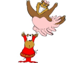 Sticker Custom Preview Image #054108 Entertainment Dance Images Ballet Bears1