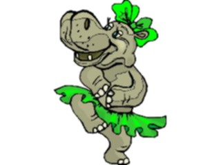 Sticker Custom Preview Image #054113 Entertainment Dance Images Ballet Hippo1