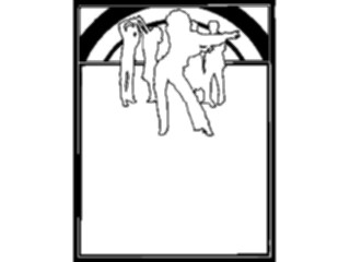 Sticker Custom Preview Image #054302 Entertainment Dance Images Disco Frame