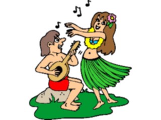 Sticker Custom Preview Image #054309 Entertainment Dance Images Hula Dancer6