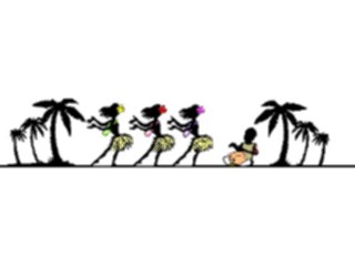 Sticker Custom Preview Image #054312 Entertainment Dance Images Hula Dancers2