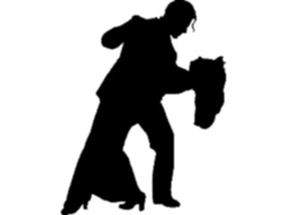 Sticker Custom Preview Image #054328 Entertainment Dance Images Silhouette01