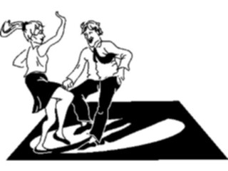 Sticker Custom Preview Image #054331 Entertainment Dance Images Silhouette04