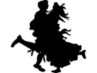 Sticker Custom Preview Image #054332 Entertainment Dance Images Silhouette05