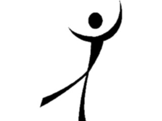 Sticker Custom Preview Image #054344 Entertainment Dance Images Silhouette17