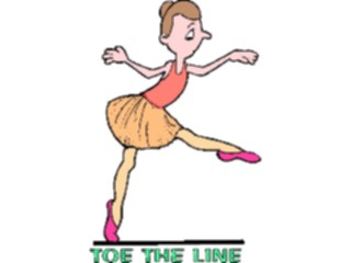 Sticker Custom Preview Image #054352 Entertainment Dance Images Toethe Line