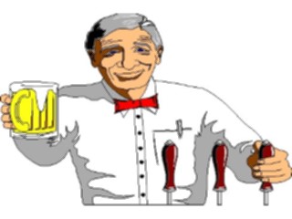 Sticker Custom Preview Image #054361 Entertainment Dining Bartender1