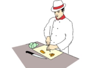 Sticker Custom Preview Image #054379 Entertainment Dining Chef004