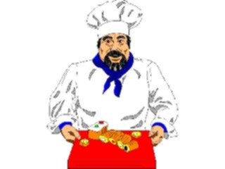 Sticker Custom Preview Image #054389 Entertainment Dining Chef014