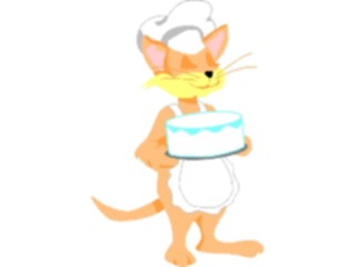 Sticker Custom Preview Image #054513 Entertainment Dining Chef Cat1
