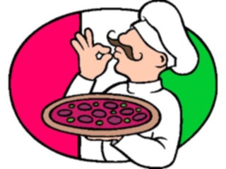 Sticker Custom Preview Image #054526 Entertainment Dining Chef Italian