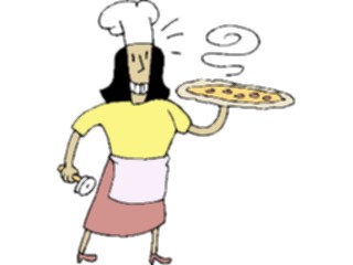 Sticker Custom Preview Image #054535 Entertainment Dining Chef Pizza2