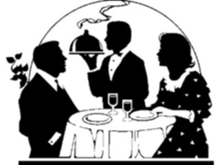 Sticker Custom Preview Image #054564 Entertainment Dining Couple Dining02
