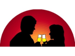 Sticker Custom Preview Image #054573 Entertainment Dining Couple Dining11