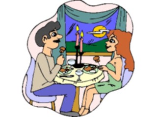 Sticker Custom Preview Image #054575 Entertainment Dining Couple Dining13