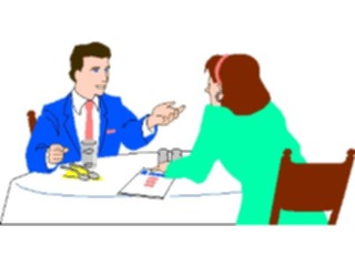 Sticker Custom Preview Image #054585 Entertainment Dining Couple Dining23