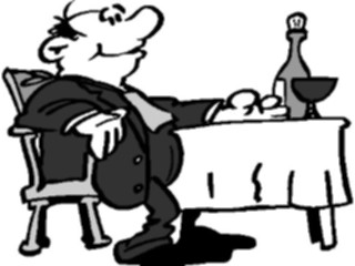 Sticker Custom Preview Image #054607 Entertainment Dining Dining Alone03