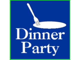 Sticker Custom Preview Image #054625 Entertainment Dining Dinner Party