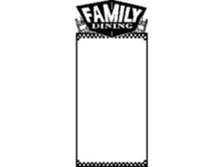 Sticker Custom Preview Image #054633 Entertainment Dining Family Dining Frame